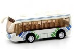 Mini Scale Kids White Tour Bus Toy