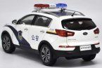 1:18 Scale White Police Diecast Kia Sportage R Model
