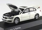 1:43 Scale Red / White / Gray Diecast BMW 3 Series Model