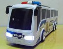 Kids Large Scale White Police Theme Bus Toy
