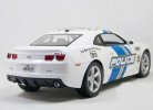 White 1:18 Scale Police Maisto Diecast Chevrolet Camaro SS