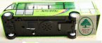 Pull-back Function Green / White Kids Airport Theme Bus Toy