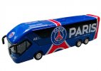 Blue Paris Saint-Germain Painting Kids Diecast Coach Bus Toy