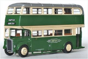 1:76 Green EFE British Leyland Chieftain Double Decker Bus Model