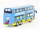 Kid Blue Hong Kong Submarine World Diecast Double Decker Bus Toy