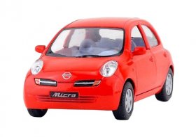 Red / Green / Silver / Orange Kids Diecast Nissan Micra Toy