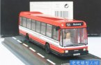 1:76 Scale Red Corgi Brand Britain singledecker Bus Model