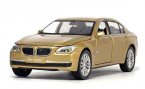 1:32 Scale Kids White / Black / Golden Diecast BMW 750 Toy