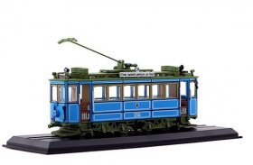Blue 1:87 Scale Atlas A2.2 Rathgeber 1901 Tram Model