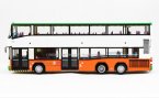 White 1:76 Scale NEOPLAN Hong Kong Double-Decker Bus Model