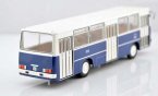 Blue-White 1:72 Scale Atlas Die-Cast Ikarus 260 Bus Model