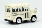 Yellow / White /Wine Red Mini Scale Kids Diecast School Bus Toy