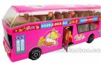 Kids Large Scale Yellow / Pink Electric Double-decker Bus Toy