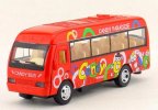 Kids Red Candy Bus Diecast Coach Bus Toy