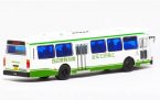 White 1:76 Scale NO.71 Diecast FLXIBLE City Bus Model