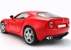 Red 1:18 Scale Bburago Diecast Alfa Romeo 8C Model