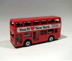 1:144 Scale Matchbox NO. MB017 Red London Double Decker Bus