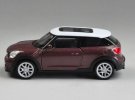 Kids 1:36 Red / Brown Welly Diecast Mini Cooper Paceman Toy