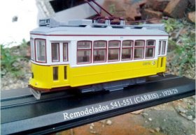 Yellow-White 1:87 Atlas Remodelados 541-551 1928/29 Tram Model
