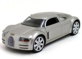 Silver 1:18 Scale Maisto Audi Supersportwagen Rosemeyer Model