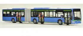 1:87 Scale Blue Mercedes-Benz Citaro Articulated Bus Model