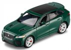 Kid 1:32 Black / Green / Blue / White Diecast Jaguar F-Pace Toy