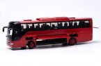Wine Red 1:43 Scale Die-Cast YuTong ZK6122HD9 Bus Model