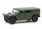 Army Green 1:64 Scale Diecast Dongfeng Mengshi Model