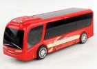 Red / White Plastic Electric Airport Express Coach Bus Toy