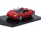 Red 1:43 Scale Diecast Ferrari 458 Spider Model