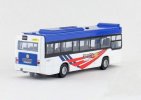 Medium Scale Red / Blue / Yellow Kids City Bus Toy
