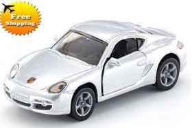 Mini Scale Silver Kids SIKU 1433 Diecast Porsche Cayman Toy