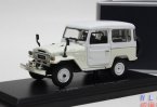White 1:43 Scale NOREV Diecast Toyota Land Cruiser Model