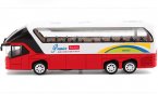 Kids Yellow / Red / Orange Luxury Die-cast Coach Bus Toy