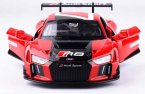 Red 1:24 Scale Diecast Audi R8 LMS Model