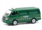 1:64 Green China Post Diecast Jinbei Hiace Classic Van Model