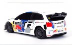 1:24 White MaiSto Full Functions WRC Theme R/C VW Polo R Toy
