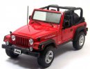 Red 1:18 Scale Maisto Diecast Jeep Wrangler Rubicon Model
