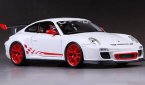 White 1:18 Scale Bburago Diecast Porsche 911 GT3 RS Model
