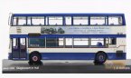 Blue 1:76 Scale CMNL Die-Cast Alexander ALX400 Bus Model