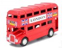 Red Mini Scale Red Pencil Sharpener London Double Decker Bus Toy