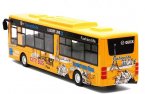 1:24 Scale Kids Green / Yellow / Red Die-Cast City Bus Toy