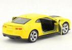 Yellow 1:36 Scale Kids Welly Diecast Chevrolet Camaro Toy