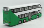 Kids Green /White /Red NO.500 Die-Cast BeiJing Double Decker Bus