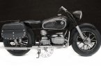 Handmade Black Medium Scale Tinplate 1960 BMW R60 Model