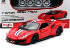 1:24 Scale Red Maisto Assembly Diecast Ferrari 488 Pista Model