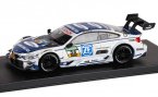 Blue 1:43 Scale NO.36 Samsung Painting Diecast BMW M4 DTM Toy