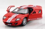Red / Black / White / Yellow 1:36 Kids Diecast 2006 Ford GT Toy