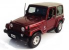 1:18 White /Wine Red /Black Diecast Jeep Wrangler Sahara Model
