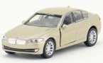 White / Golden Kids 1:36 Scale Welly Diecast BMW 535i Toy